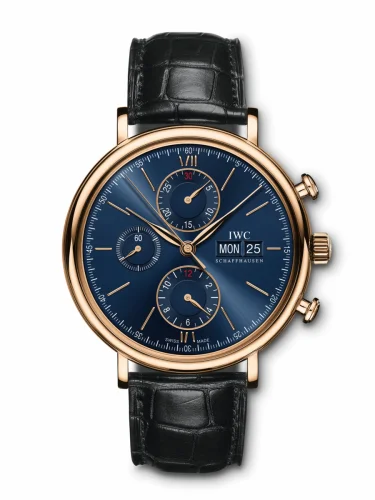 IWC Portofino Chronograph Red Gold / Blue IW3910-35 (IW391035)
